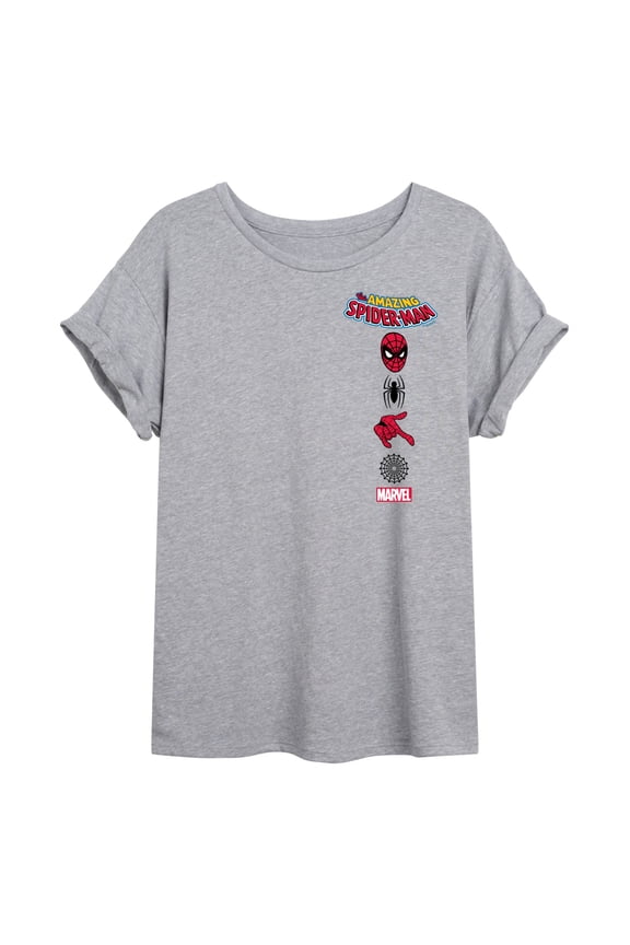 Spider-Man - Icons - Women's Oversized Graphic T-Shirt