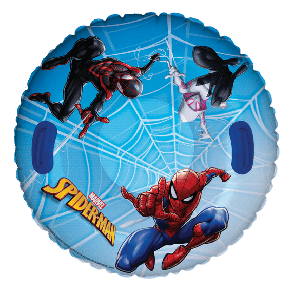Marvel Spider-Man Inflatable Snow Tube, Vinyl Sleds, Kids Winter Accessories, Multi-color, Ages 3+