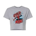 thumbnail image 1 of Marvel Spider-Man - Ink - Juniors Cropped Graphic T-Shirt, 1 of 5