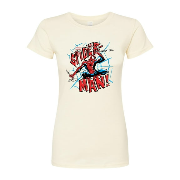 Marvel Spider-Man - Ink - Juniors Fitted Graphic T-Shirt