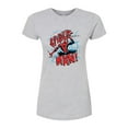 thumbnail image 1 of Marvel Spider-Man - Ink - Juniors Fitted Graphic T-Shirt, 1 of 5