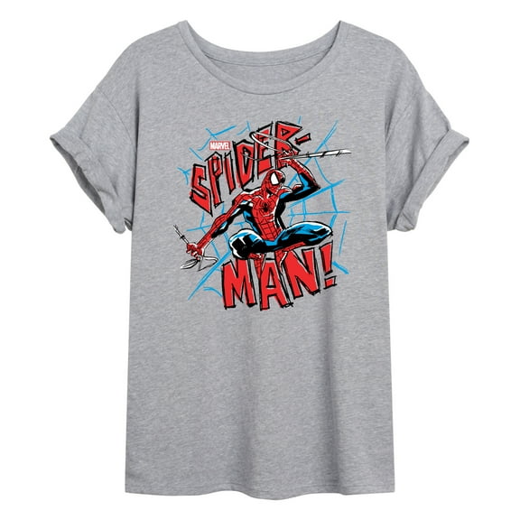 Marvel Spider-Man - Ink - Women's Oversized Graphic T-Shirt