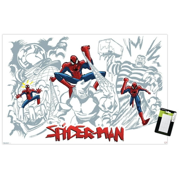 Marvel Spider-Man: Inked - Trio Wall Poster, 22.375" x 34"