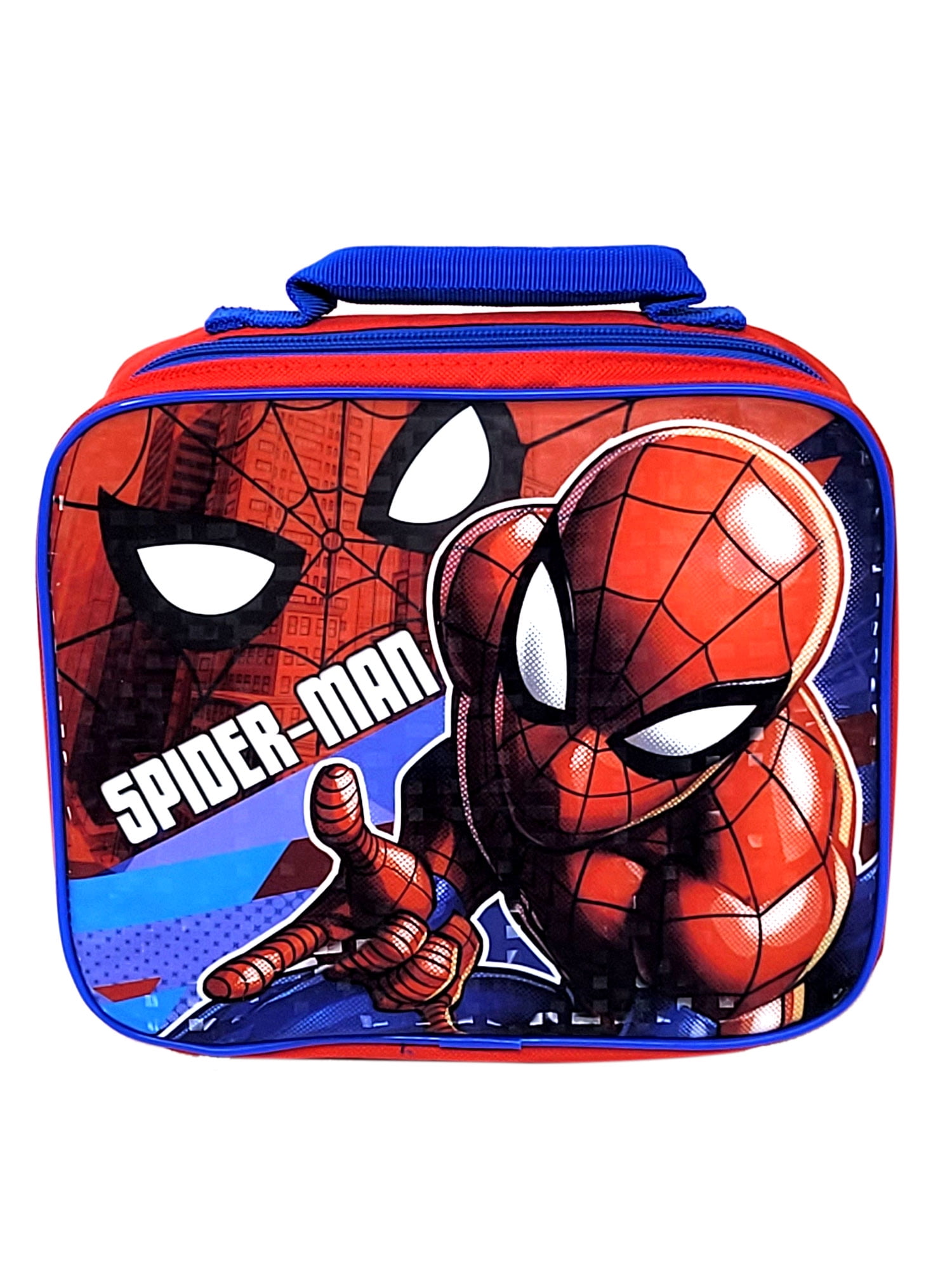 Marvel Spider-Man Kids' Insulated Lunch Box in Red and Blue - Walmart.com