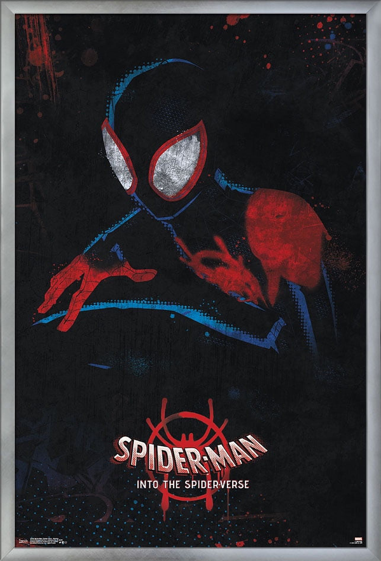 Marvel Spider-Man - Into The Spider-Verse - Shadow Wall Poster, 22.375" x 34", Framed