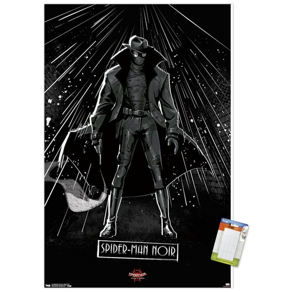 Marvel Spider-Man - Into The Spider-Verse - Spider-Man Noir Wall Poster, 22.375" x 34"