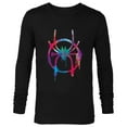 thumbnail image 1 of Marvel Spider-Man Into the Spider-Verse Rainbow Icon - Long Sleeve T-Shirt for Men - Customized-Black, 1 of 5