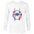 thumbnail image 1 of Marvel Spider-Man Into the Spider-Verse Rainbow Icon - Long Sleeve T-Shirt for Men - Customized-White, 1 of 5