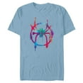thumbnail image 1 of Marvel Spider-Man Into the Spider-Verse Rainbow Icon - Short Sleeve Blended T-Shirt for Adults - Customized-Ocean Blue, 1 of 5