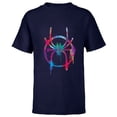thumbnail image 1 of Marvel Spider-Man Into the Spider-Verse Rainbow Icon - Short Sleeve T-Shirt for Kids - Customized-Navy, 1 of 5