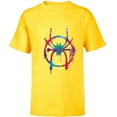 thumbnail image 1 of Marvel Spider-Man Into the Spider-Verse Rainbow Icon - Short Sleeve T-Shirt for Kids - Customized-Yellow, 1 of 5
