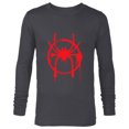 thumbnail image 1 of Marvel Spider-Man Into the Spider-Verse Red Icon - Long Sleeve T-Shirt for Men -Customized-Charcoal Heather, 1 of 5