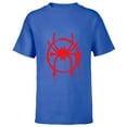 thumbnail image 1 of Marvel Spider-Man Into the Spider-Verse Red Icon - Short Sleeve T-Shirt for Kids -Customized-Royal, 1 of 5