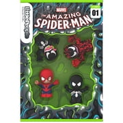 Little People Collector Series Spider-Man Issue 1 Figure 4-Pack  Spider-Man, Black Suit Spider-Man, Venom, and Carnage