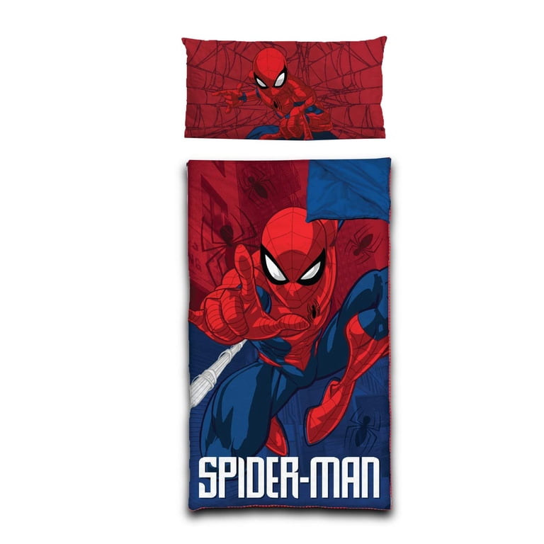 Marvel Spider-Man Kids Slumber Bag with Bonus Pillow - Walmart.com