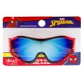 thumbnail interactive-video image 1 of Marvel Spider-Man Kids Sports Wrap Sunglasses Red Paint Splatter, 1 of 6