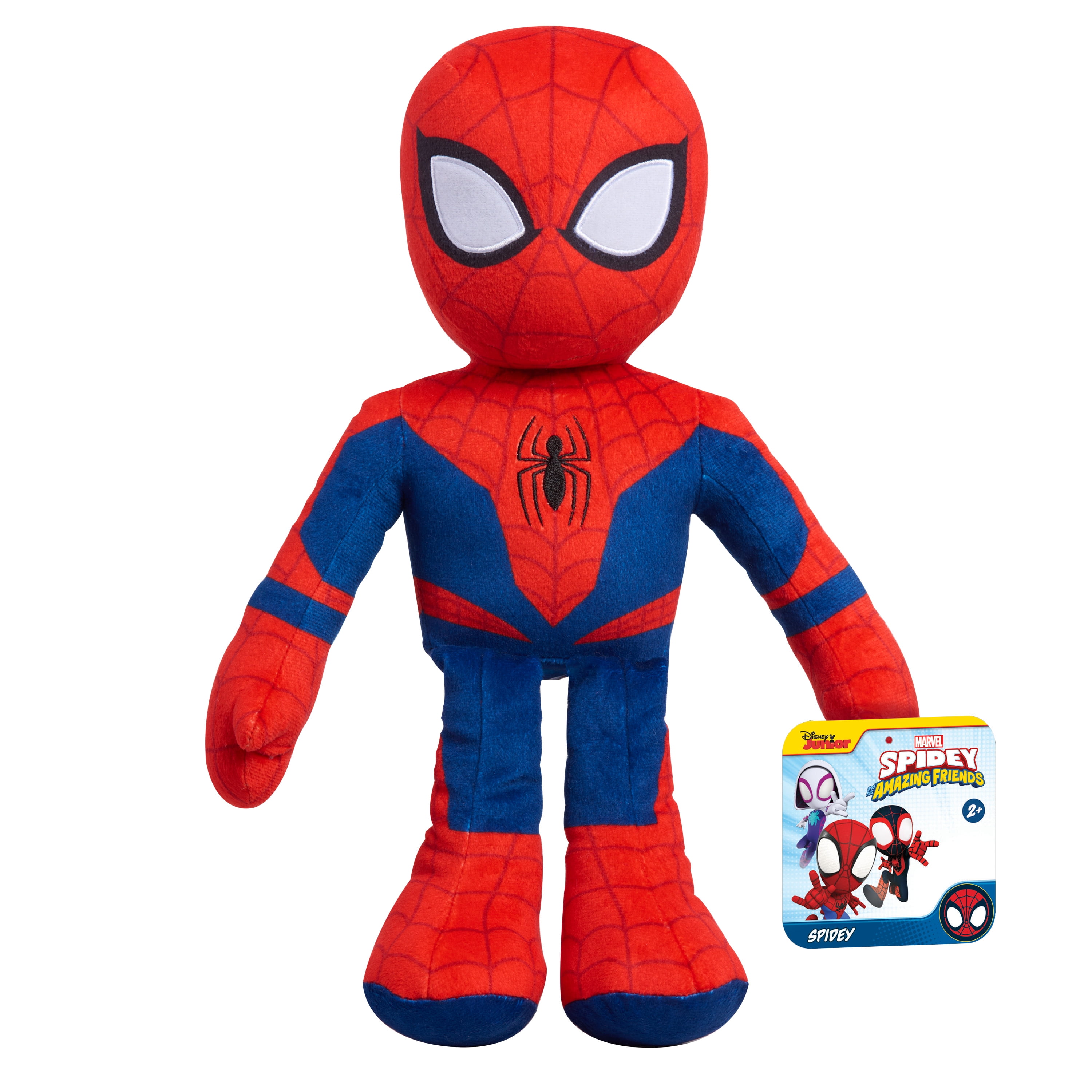 Marvel Spider-Man Large 18-inch Plush Stuffed Animal, Kids Toys for Ages 2 and up