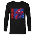 thumbnail image 1 of Marvel Spider-Man Leaping into Action All-Red - Long Sleeve T-Shirt for Men - Customized-Black, 1 of 5