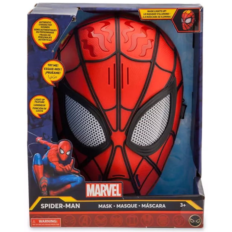 Disney Spider-Man Light-Up Mask, Roleplay Toy with Sounds and
