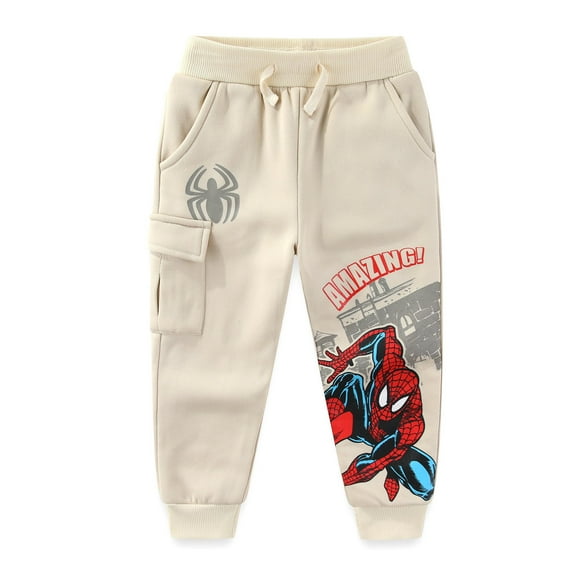 Marvel Spider-Man Fleece Lined Pants (Boys), Sizes 4-12