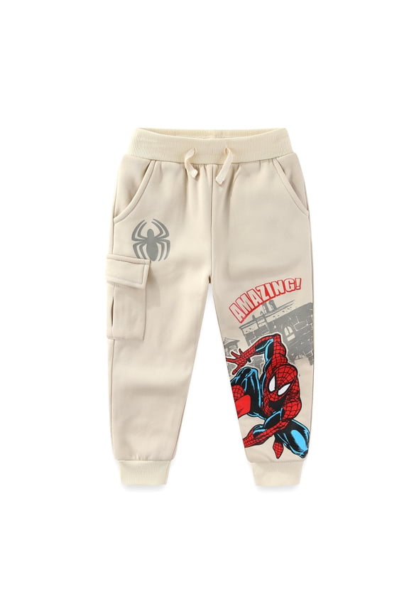 Spider-Man Fleece Lined Pants (Boys), Sizes 4-12