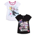 thumbnail image 1 of Marvel Spider-Man Little Girls' 2-Pack Tees White Black, 1 of 8