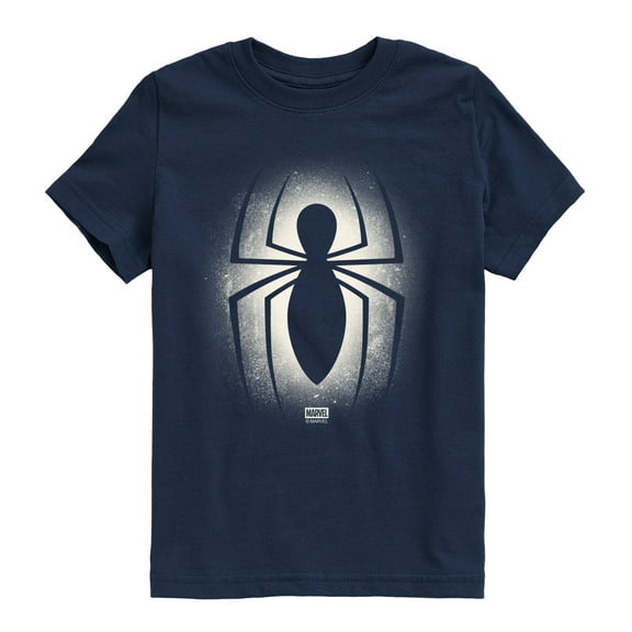 Spider-Man - Spidey Logo Spray - Youth Boys Short Sleeve Graphic T-Shirt