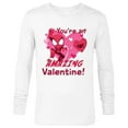 thumbnail image 1 of Marvel Spider-Man Love Heart You’re An Amazing Valentine - Long Sleeve T-Shirt for Men - Customized-White, 1 of 5