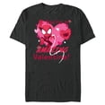 thumbnail image 1 of Marvel Spider-Man Love Heart You’re An Amazing Valentine - Short Sleeve Blended T-Shirt for Adults - Customized-Dark Heather, 1 of 5