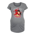 thumbnail image 1 of Marvel Spider-Man - Mary Jane Valentine - Maternity Scoop Neck Graphic T-Shirt, 1 of 5
