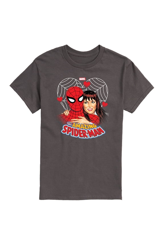 Spider-Man - Mary Jane Valentine - Men's Short Sleeve Graphic T-Shirt