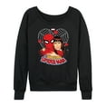thumbnail image 1 of Marvel Spider-Man - Mary Jane Valentine - Women's French Terry Pullover Sweatshirt, 1 of 5