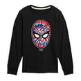thumbnail image 1 of Marvel Spider-Man - Mask Tie Dye Flag - Toddler And Youth Long Sleeve Graphic T-Shirt, 1 of 5