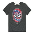 thumbnail image 1 of Marvel Spider-Man - Mask Tie Dye Flag - Toddler And Youth Short Sleeve Graphic T-Shirt, 1 of 5