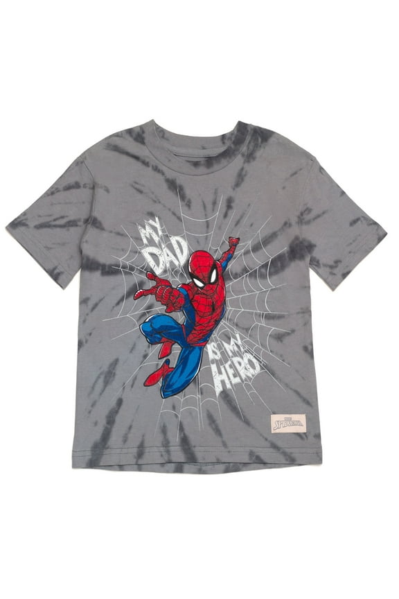 Spider-Man Matching Family T-Shirt Tie Dye Toddler to Big Kid