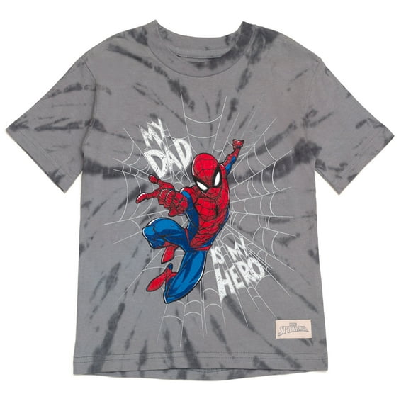 Marvel Spider-Man Matching Family T-Shirt Tie Dye Toddler to Big Kid