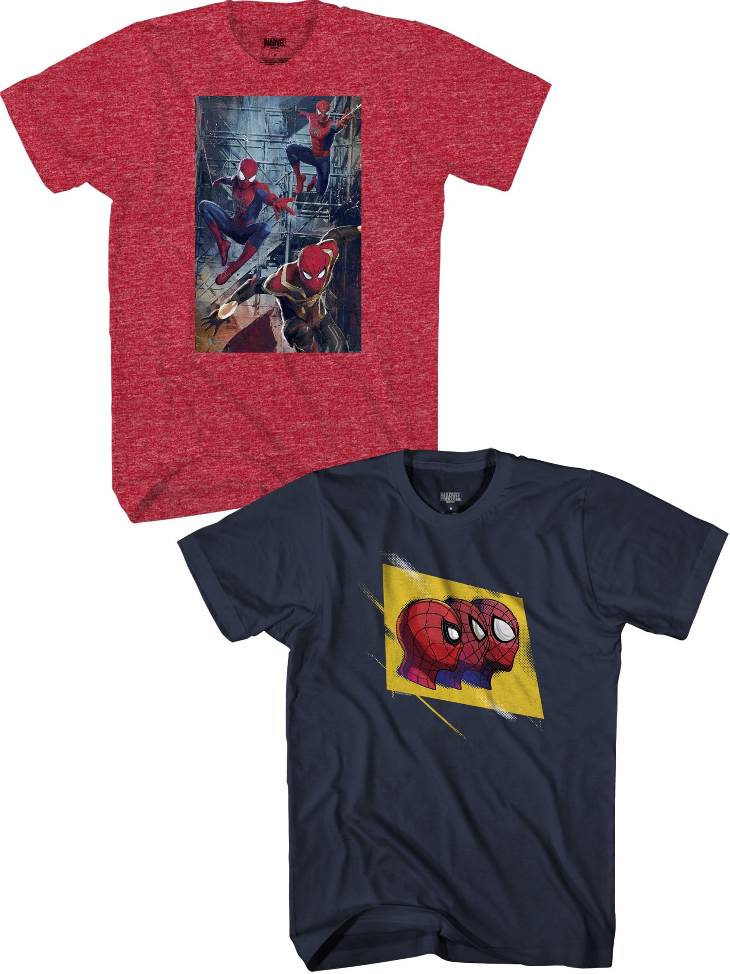 Maxim prioritet skøn Marvel Spider-Man Men's & Big Men's No Way Home Comic Graphic Tee Shirts,  2-Pack, Sizes S-3XL - Walmart.com