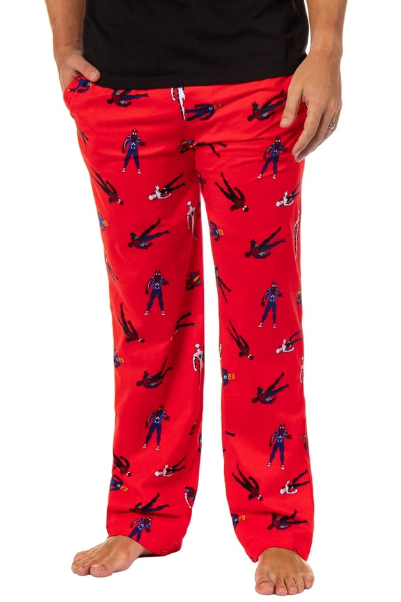 Marvel Spider-Man Men's Miles Morales Game Inspired AOP Character Pants