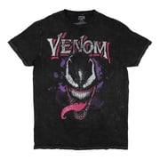 Marvel Spider-Man Men's Spring Into Action Crackle Graphic Print Adult T-Shirt