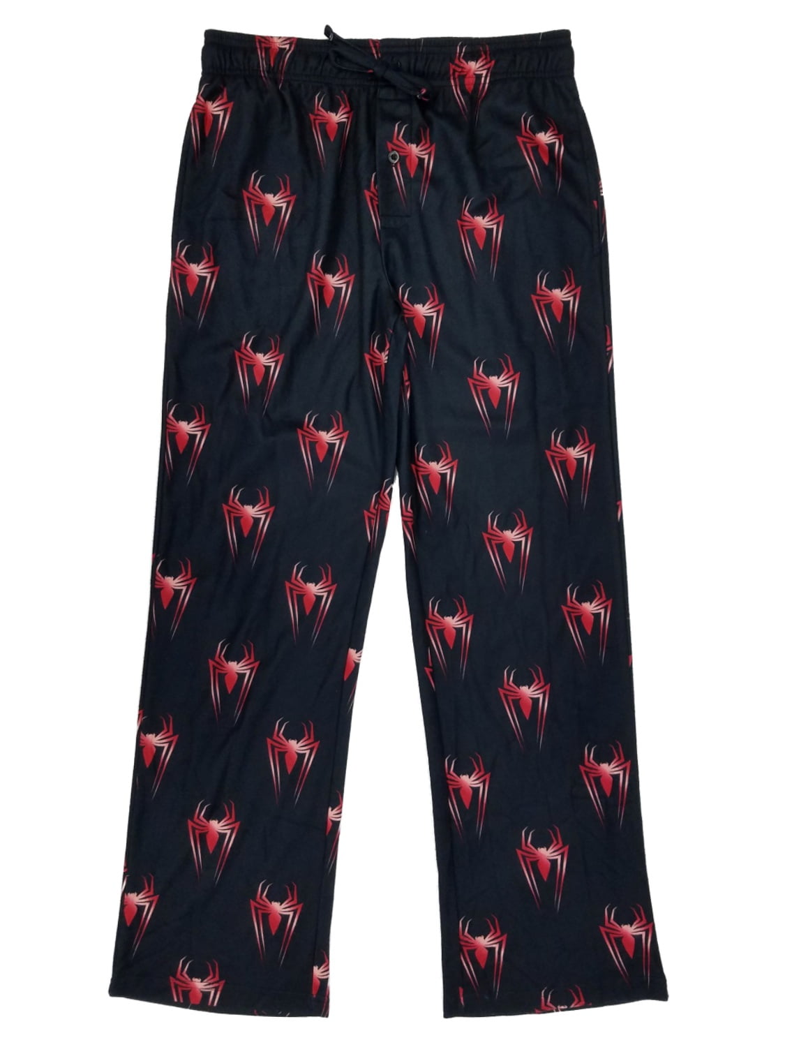 Marvel Spider Man Mens Black Red Flannel Sleep Pants Pajama Bottoms 4XL Walmart