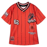 Marvel Spider-Man Mesh Soccer Jersey Athletic T-Shirt Toddler to Big Kid