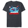 thumbnail image 1 of Marvel Spider-Man Miles Gwen Have a Web-Slinging Birthday - Short Sleeve Blended T-Shirt for Adults - Customized-Navy Heather, 1 of 5