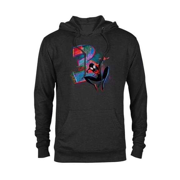 Marvel Spider-Man Miles Morales 3rd Birthday Graphic - Pullover Hoodie for Adults - Customized-Black