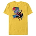 thumbnail image 1 of Marvel Spider-Man Miles Morales 3rd Birthday Graphic - Short Sleeve Blended T-Shirt for Adults - Customized-Yellow, 1 of 5