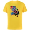 thumbnail image 1 of Marvel Spider-Man Miles Morales 3rd Birthday Graphic - Short Sleeve Cotton T-Shirt for Adults - Customized-Yellow, 1 of 5