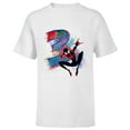 thumbnail image 1 of Marvel Spider-Man Miles Morales 3rd Birthday Graphic - Short Sleeve T-Shirt for Kids - Customized-White, 1 of 5