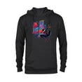 thumbnail image 1 of Marvel Spider-Man Miles Morales 4th Birthday Graphic - Pullover Hoodie for Adults - Customized-Black, 1 of 5