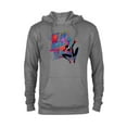 thumbnail image 1 of Marvel Spider-Man Miles Morales 4th Birthday Graphic - Pullover Hoodie for Adults - Customized-Graphite Heather, 1 of 5