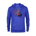 thumbnail image 1 of Marvel Spider-Man Miles Morales 4th Birthday Graphic - Pullover Hoodie for Adults - Customized-Royal Heather, 1 of 5