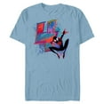 thumbnail image 1 of Marvel Spider-Man Miles Morales 4th Birthday Graphic - Short Sleeve Blended T-Shirt for Adults - Customized-Ocean Blue, 1 of 5